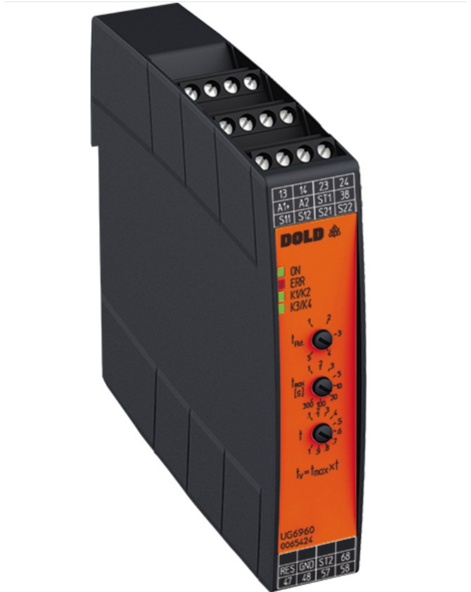 带瞬时接触的多功能安全定时器